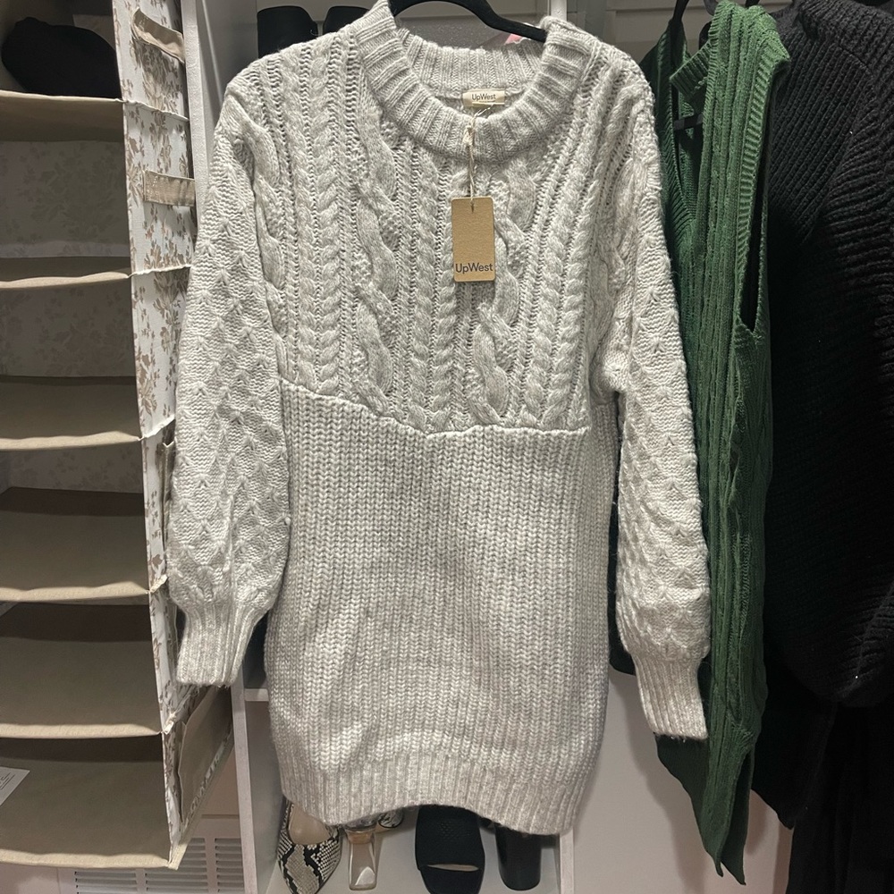 UPWEST Knitted Sweater Dress